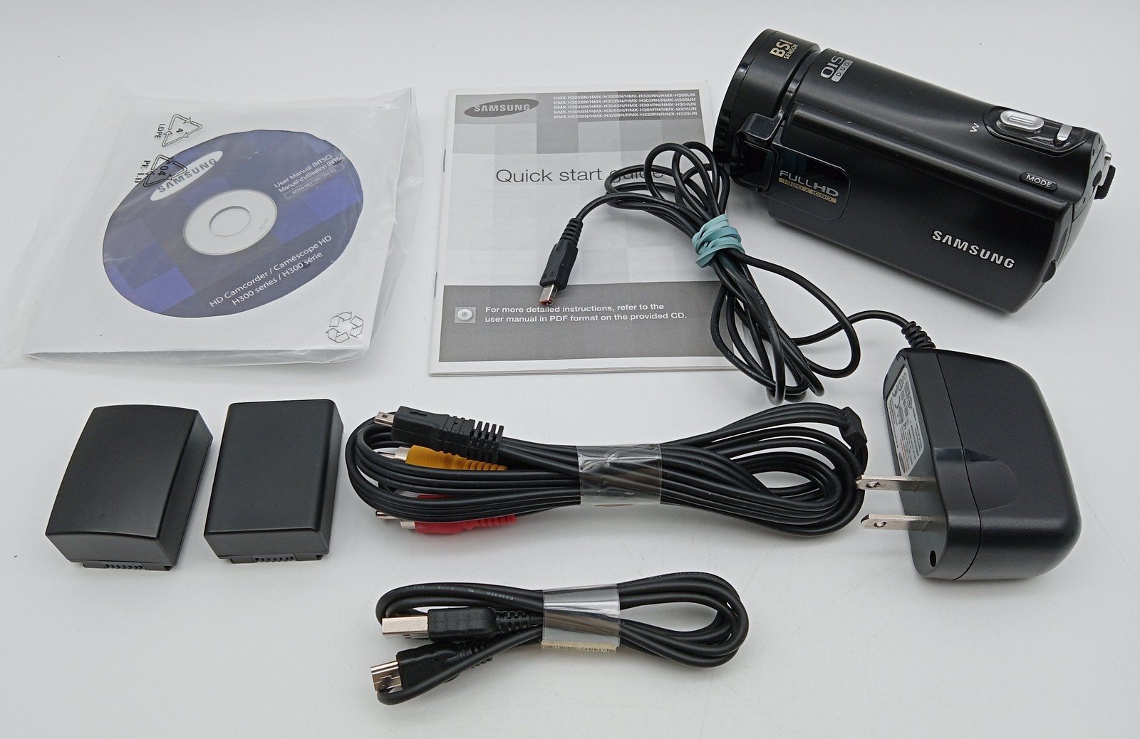 Samsung Hmx-H300Bn/Xaa Full Hd Digital Camcorder 30X Zoom Ois Duo Black
