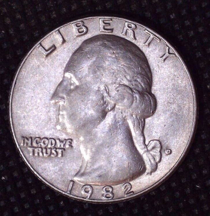 1982-D Washington Quarter Better Grade Denver Mint #021