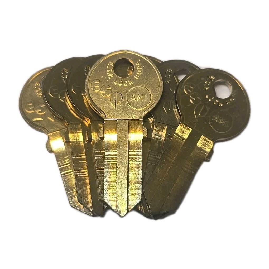 Pack of (7) AM 1 1051C Key Uncut Blank Key