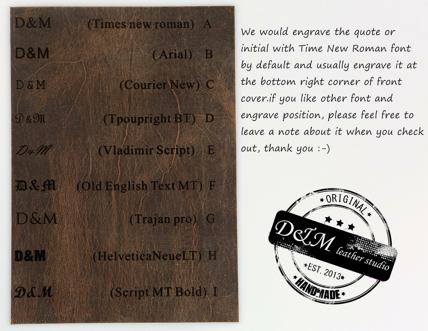 Personalized leather flashlight holster rustic leather flashlight belt holder