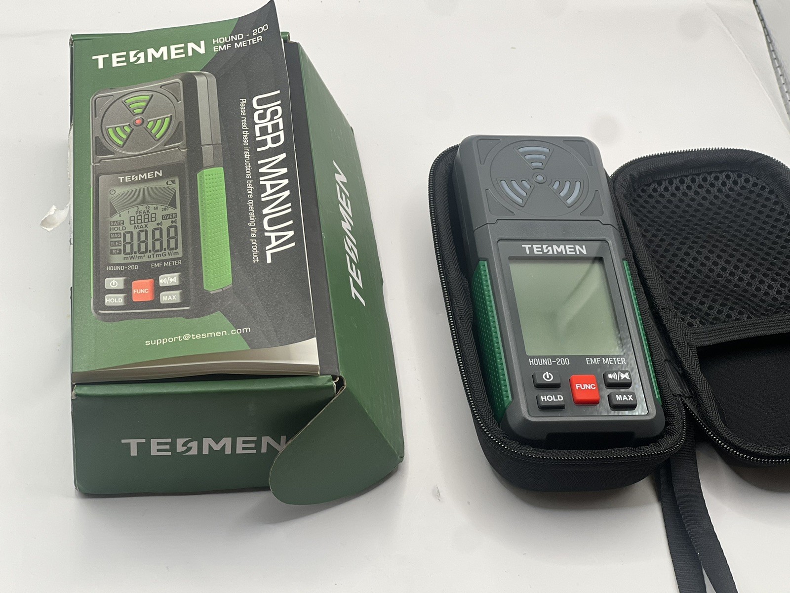 *NEW* TESMEN EMF Meter, Hound-200 EMF Detector 3-in-1 Portable EMF Meter