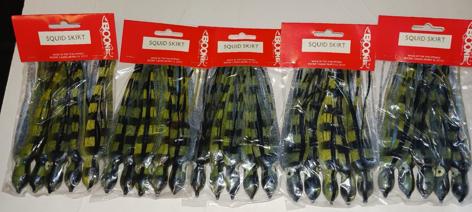 6" Squid Skirts 25 Pack