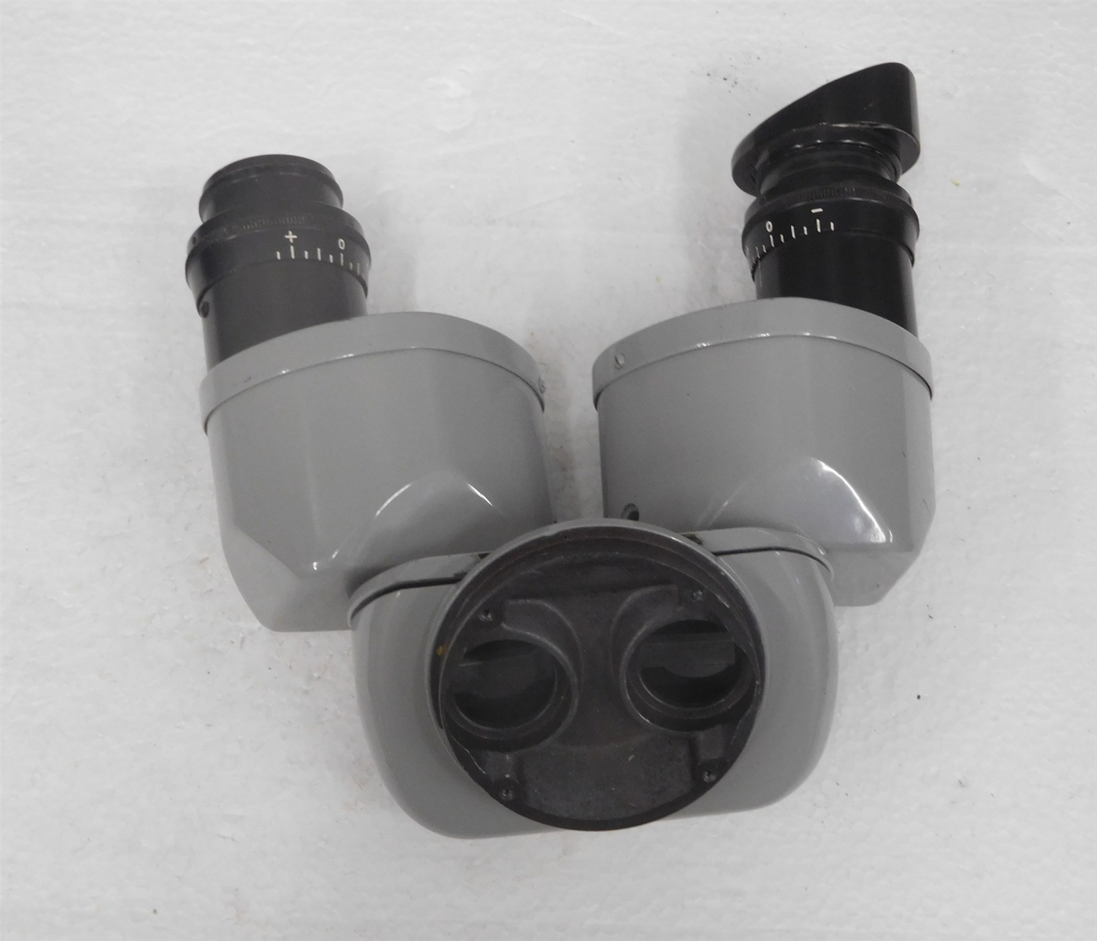 Nikon 78842 Vintage Binocular Microscope Head w 15x Eyepieces (S17-0)