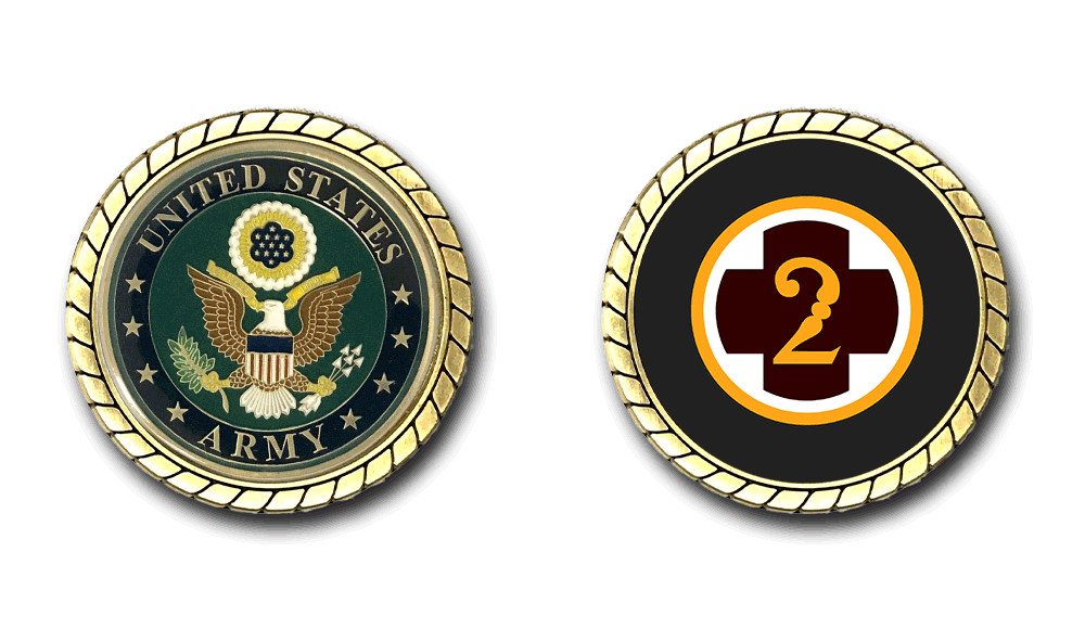 2nd Medical Brigade US Army Challenge Coin Officially Licensed