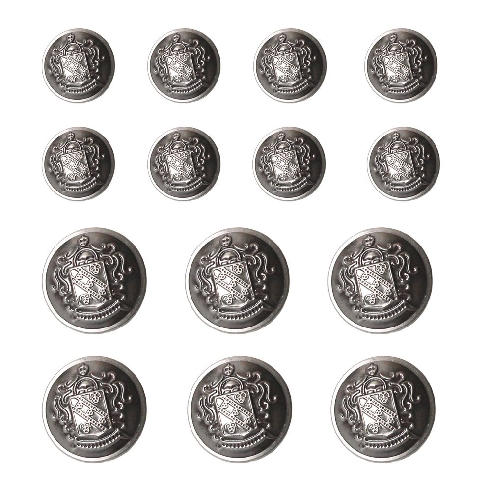 YaHoGa 14 PCS Antique Silver 23 millimeters, 18