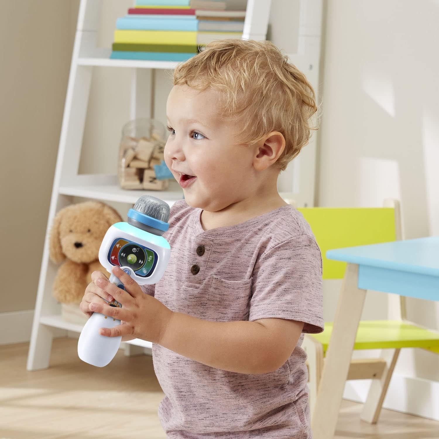 VTech Sing It Out Karaoke Microphone Bluetooth Wireless Technology White *NEW*