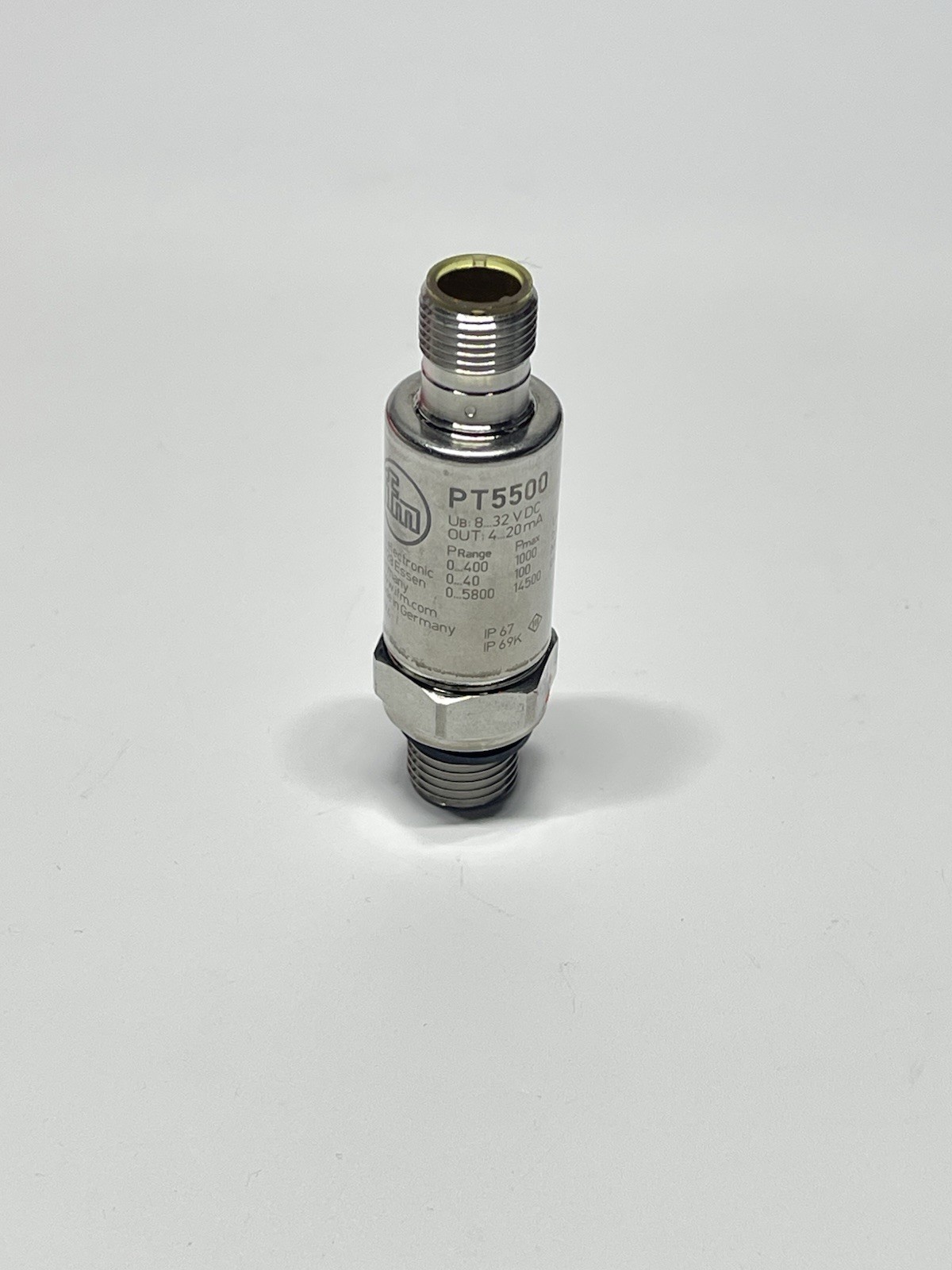 IFM PT5500 Pressure Transmitter 0 to 400 bar  4-20mA G1/4