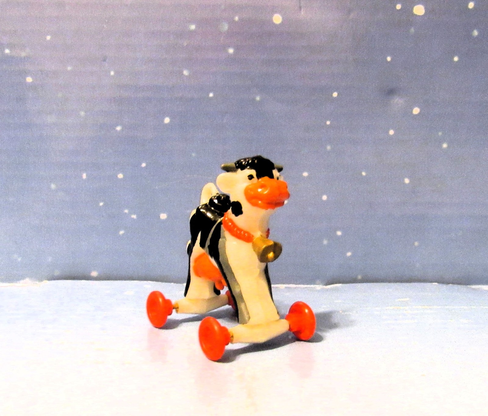 Marx Fun On Wheels 1961 Milk Cow Marx Elm Toys Hong Kong Rare