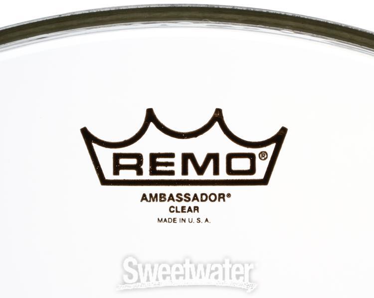 Remo Ambassador 3-pc Tom Pack - 10"/12"/16" - Clear