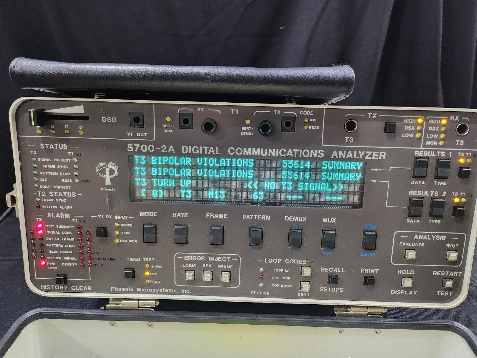 Phoenix 5700-2A  : Communication Analyzer AS-IS