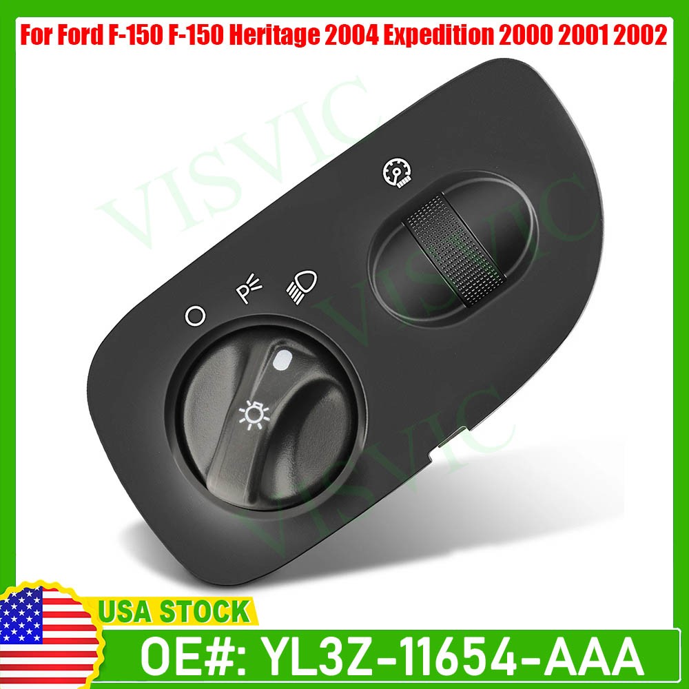 For Ford Expedition F-150 00-04 HEADLIGHT dash control SWITCH dimmer head light