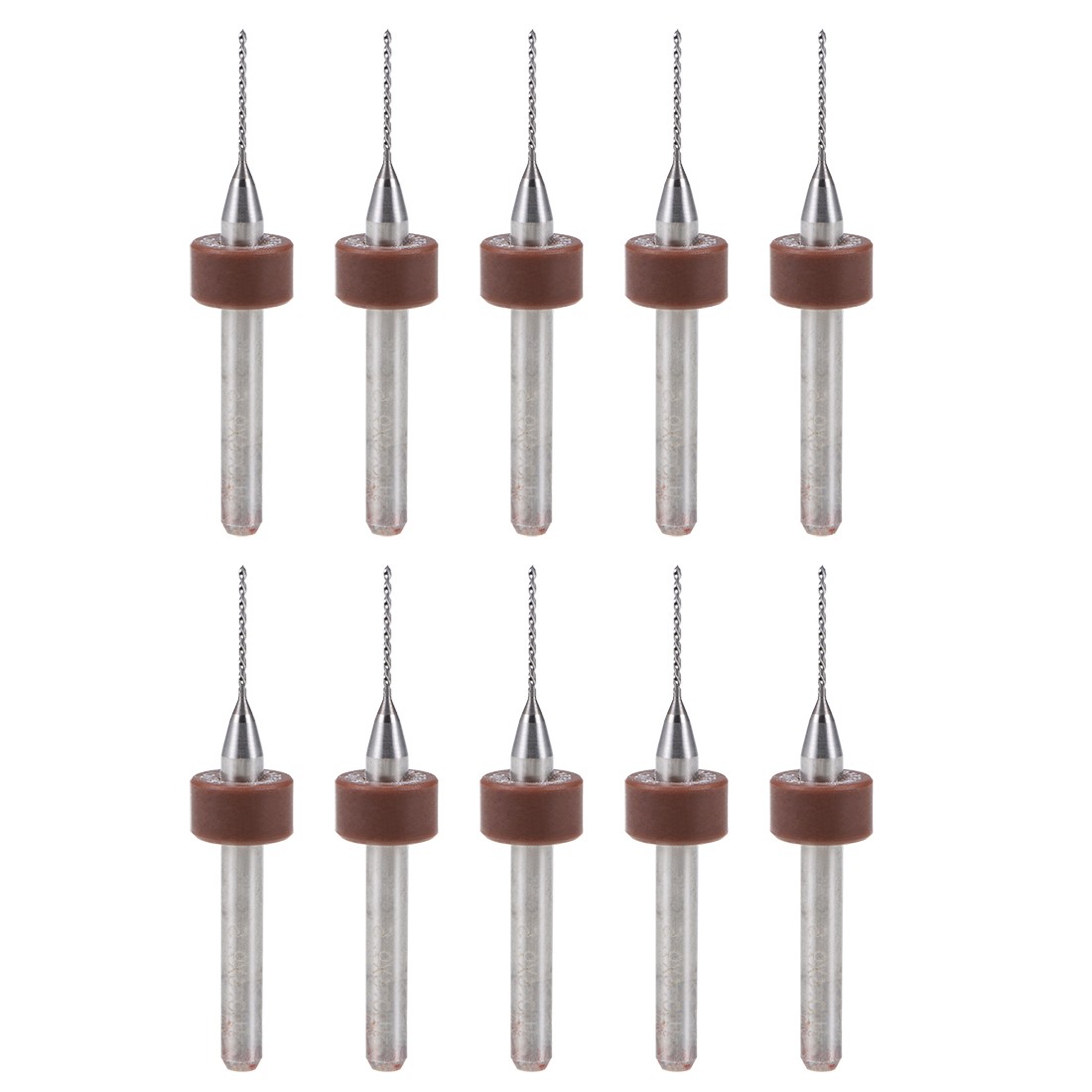 0.6mm Tungsten Carbide CNC Engraving Print Circuit Board PCB Drill Bits 10 Pcs