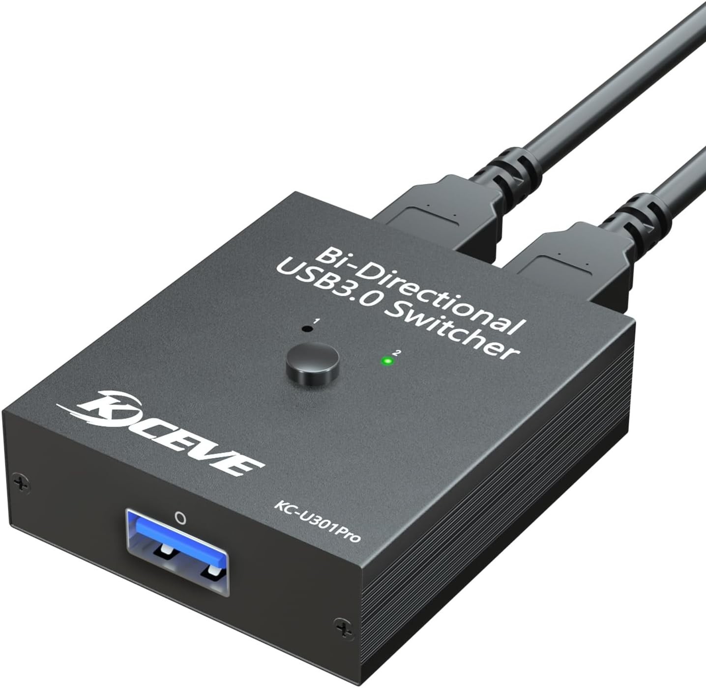 Directional USB Switch 2 in 1 Out / 1 in 2 Out, MLEEUSB 3.0 Switch Selector, Bi-