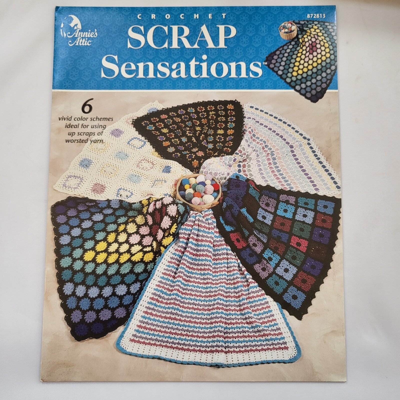 Sensational Scraps Annie's Attic Crochet Afghan 872813