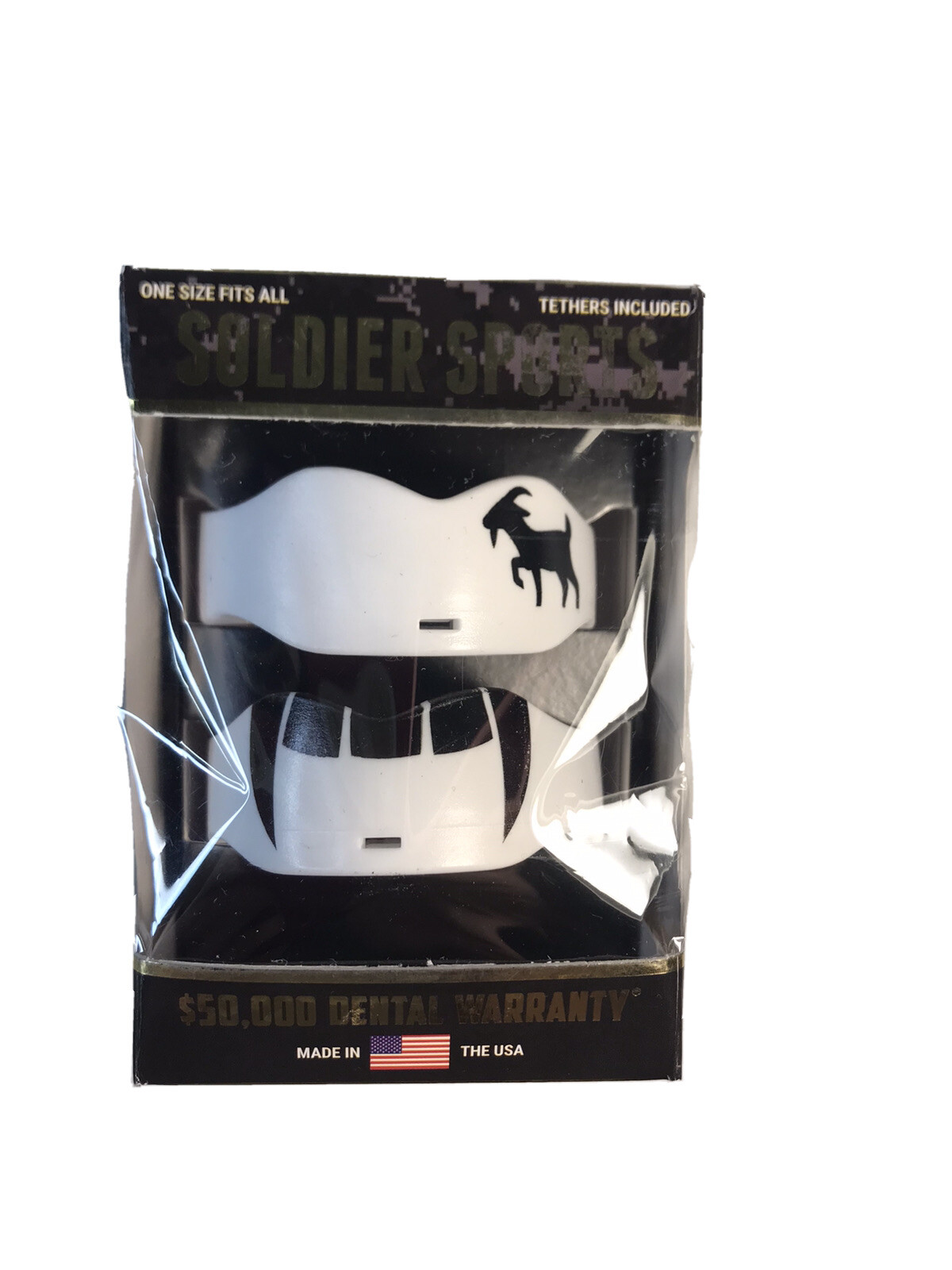 Goat & Fang Custom Mouthguard One Size All Sports High Impact Material Solder