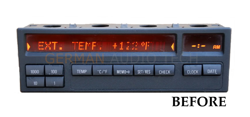 PIXEL REPAIR SERVICE for BMW E36 11 BUTTON ON BOARD COMPUTER OBC 318 325 328 M3