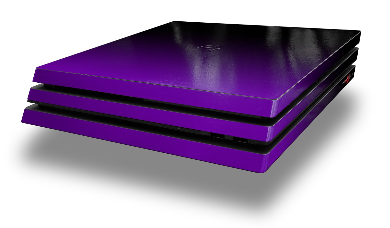Skin for PS4 Pro Console Smooth Fades Purple Black