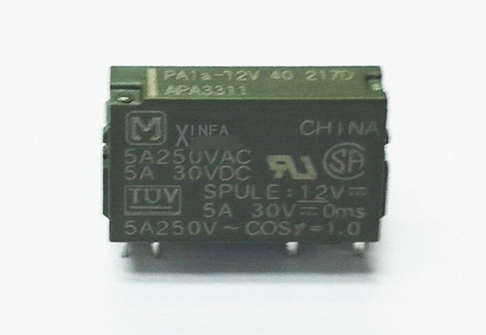 5pcs New Panasonic PA1a-12V PA1a12V Relay Free Shipping #PAN