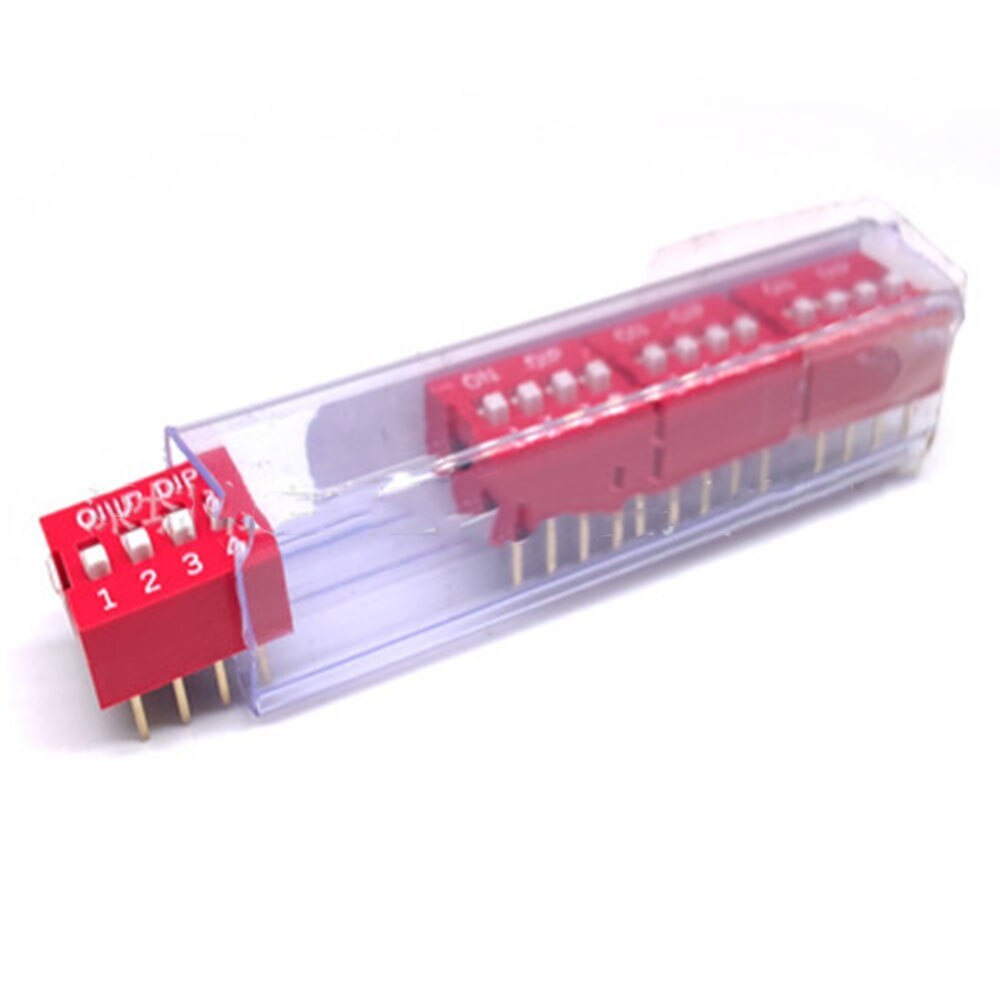 10pcs 2.54mm Pitch 4 Position Way Switch Module
