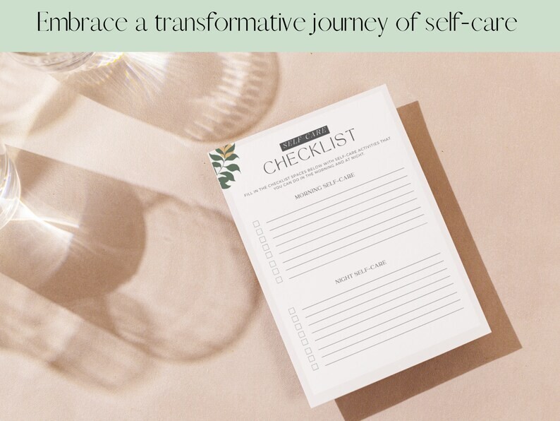 Take Control Self Care Bundle Digital Download: Transformative Wellness Practice