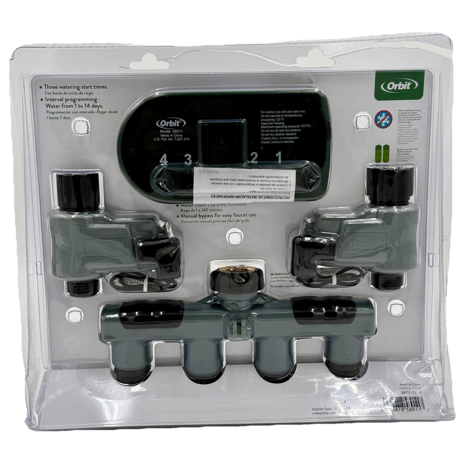 Orbit Automatic Complete Yard Watering System Kit 58911-03 Garden