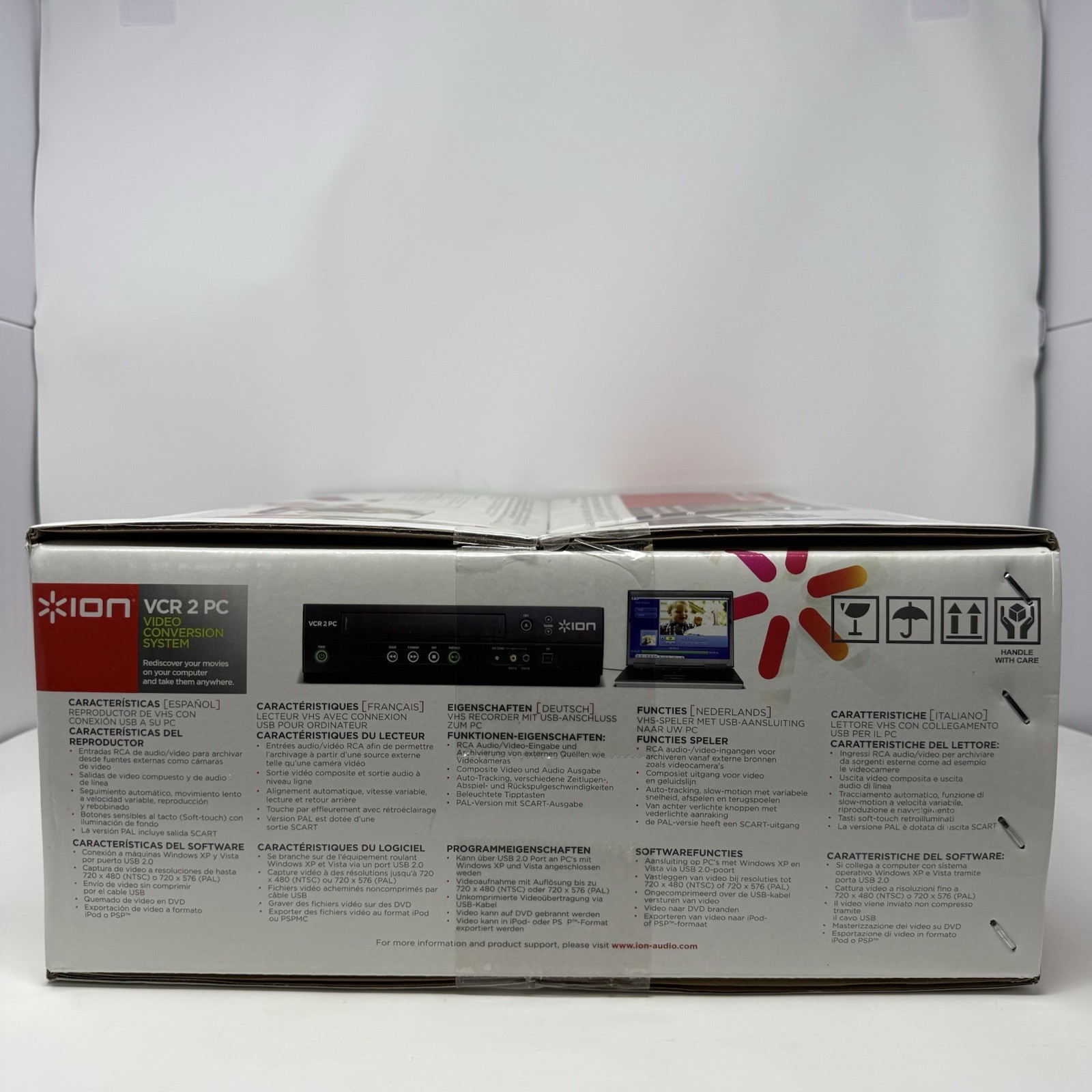 NEW ION VCR 2 PC USB VHS Video to Computer Conversion System Digital Transfer