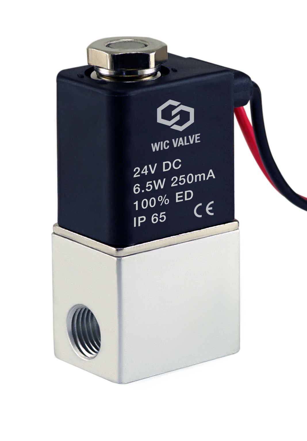 1/8" Inch Fast Closing Electric Air Water Solenoid Valve Normally Closed 24V DC