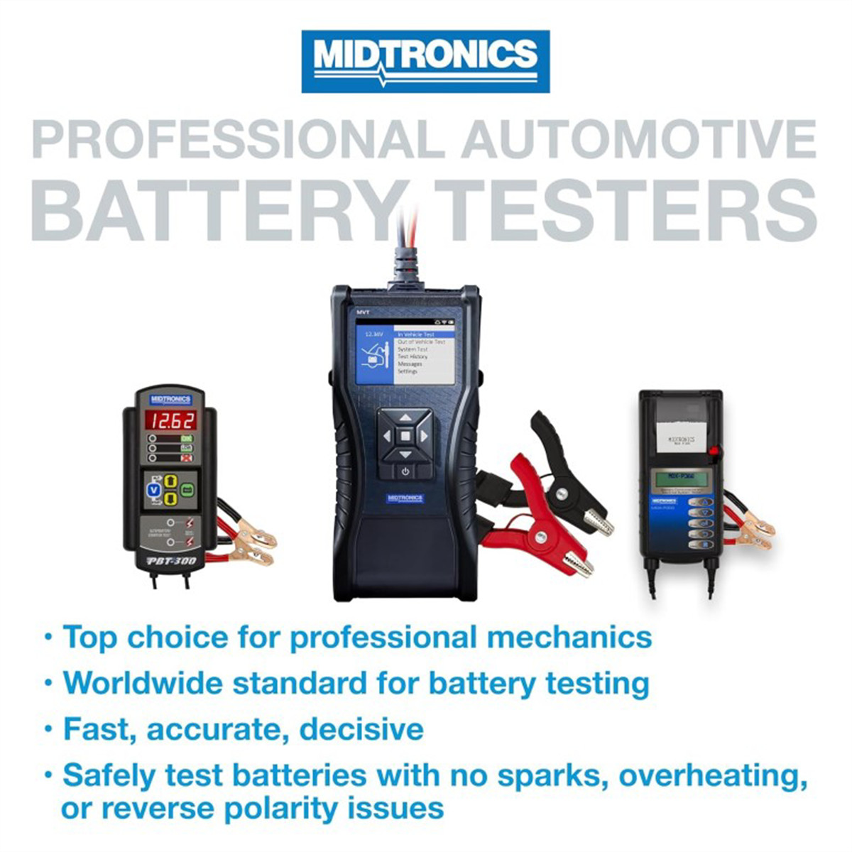 Midtronics Battery and Electrical System Analyzer- MDX-AI- Integrated Printer- 3