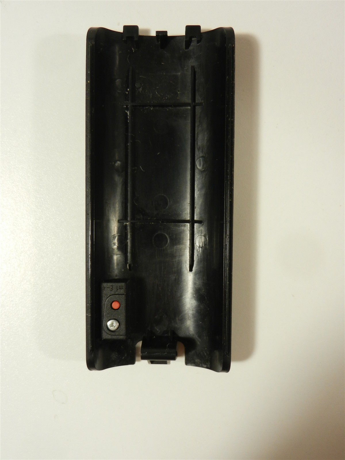 Nintendo Wii OEM Replacement Controller Battery Cover - Black w/ Sync Button