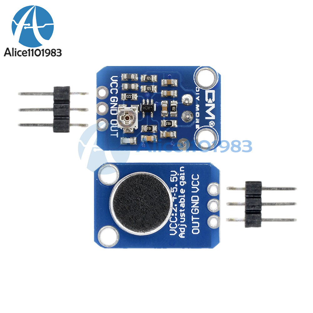 10PCS Electret Microphone Amplifier MAX4466 With Adjustable Gain For Arduino