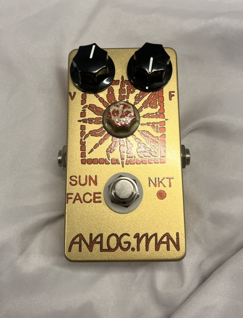 Analog Man SUN FACE Fuzz Pedal - NKT Red Dot Germanium Transistors w/ Box - 2018