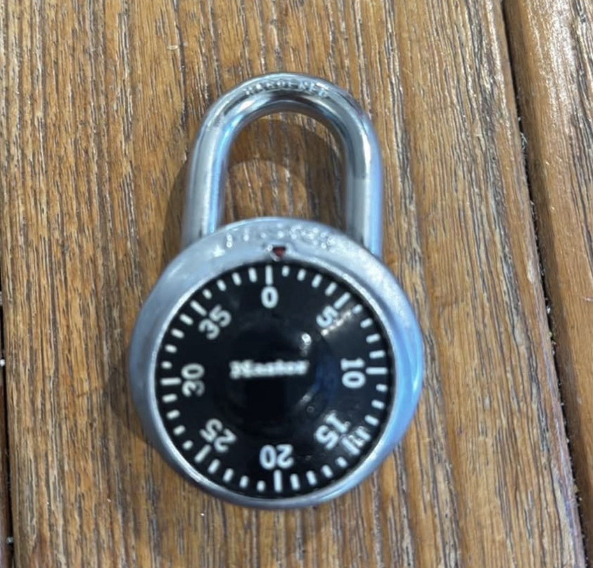Master Lock 1525 Combination Padlock Steel Body & Shackle Indoor Use