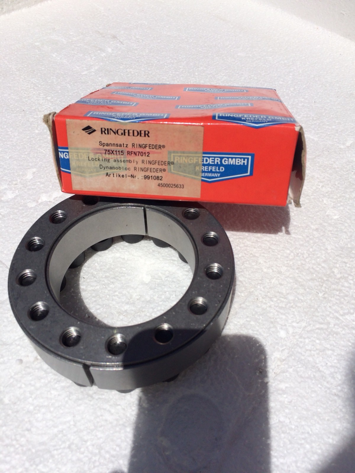 RINGFEDER RFN 7012 LOCKING Assembly 991082 -75x115 New
