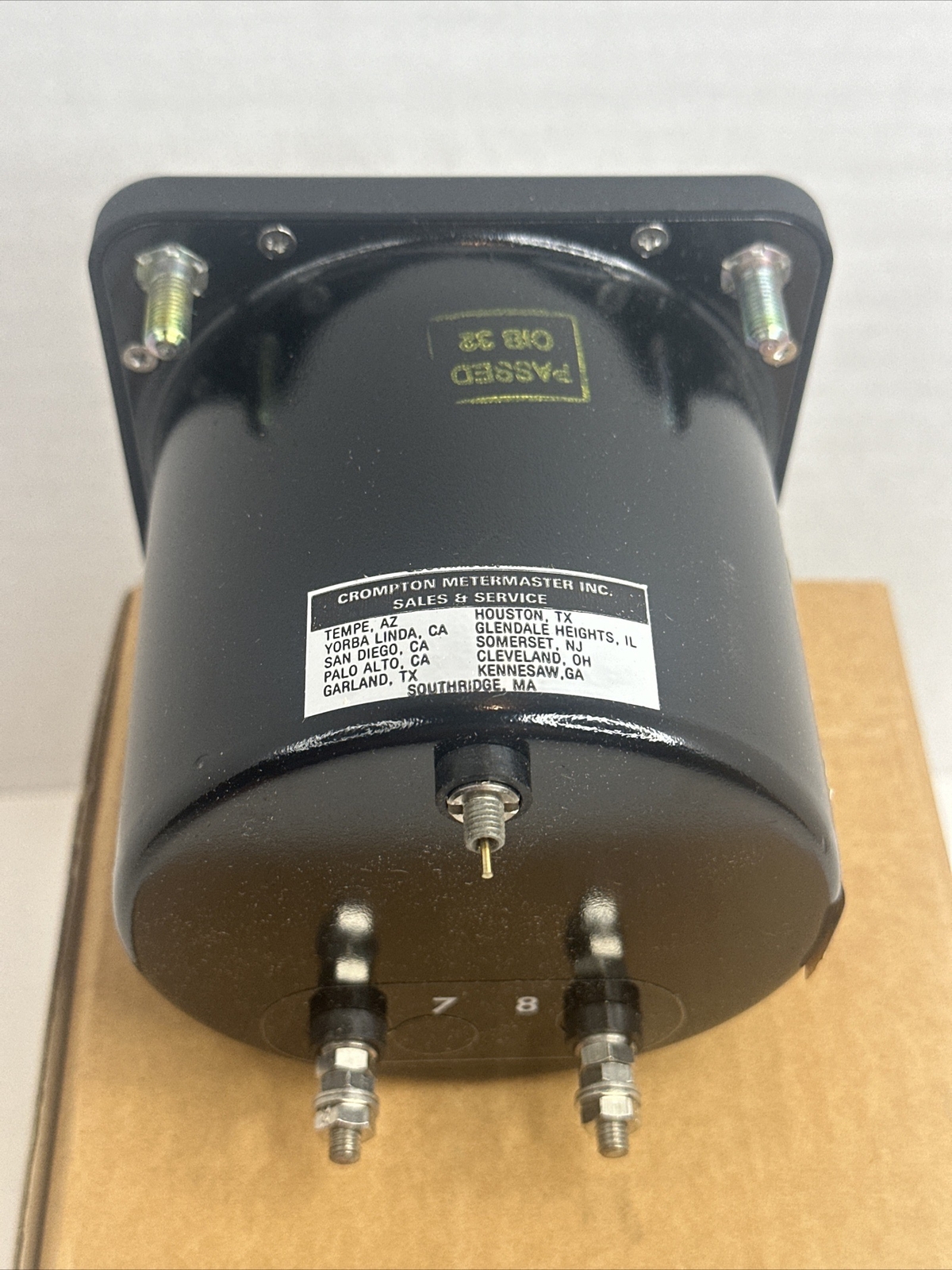 Crompton AC Voltmeter 0-1000 Military Surplus