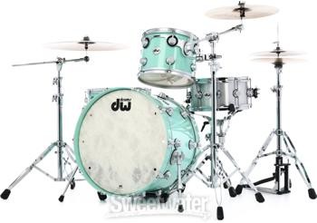 DW Collector's Series Lacquer 3-piece Shell Pack - Seafoam