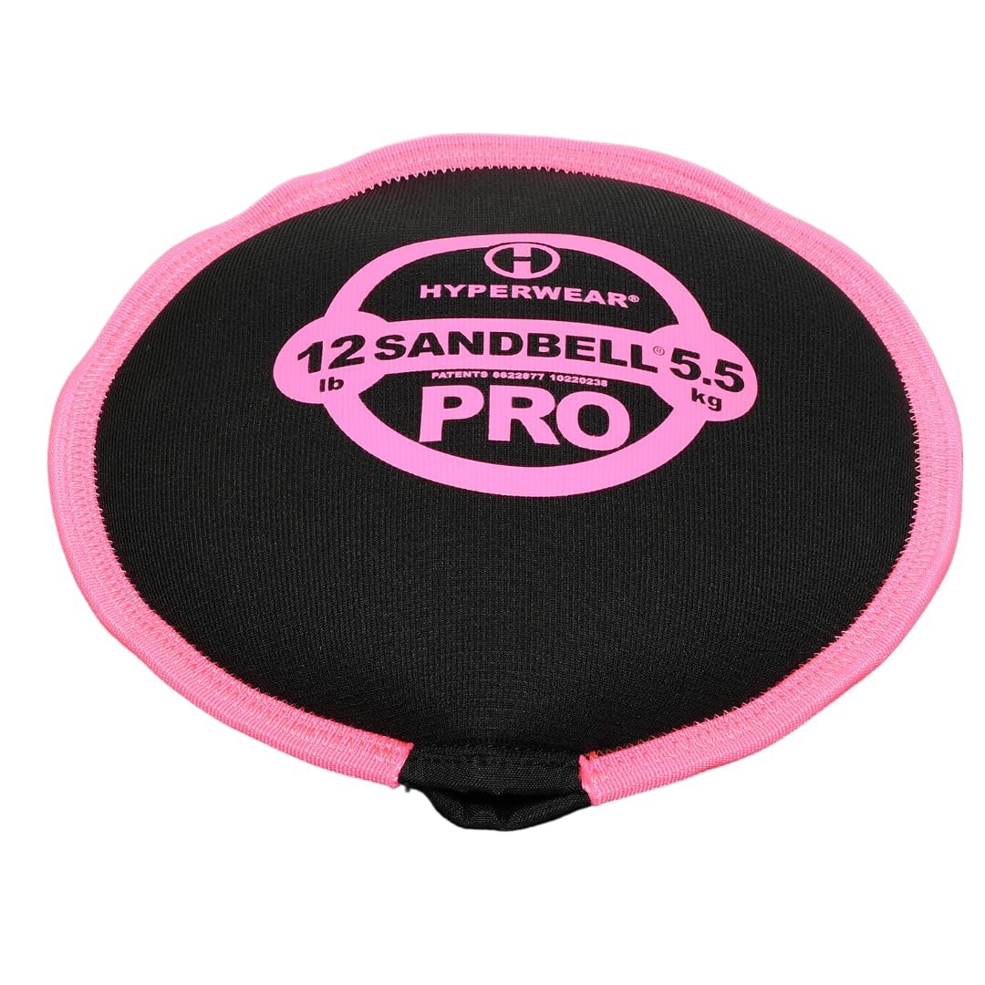 SandBell® – Premium Soft Sandbag Weight (12 lb – Pink)