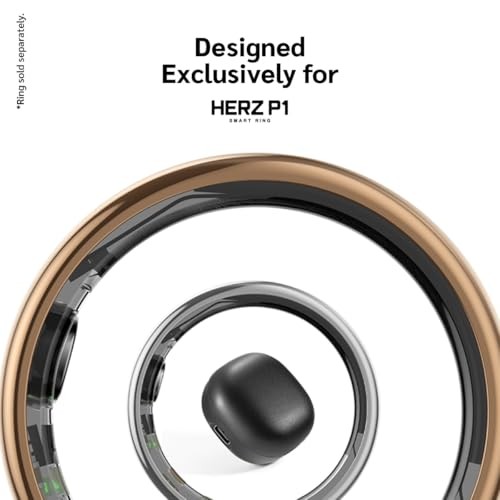 Herz P1 Rapid Charging Case - Smart Ring Portable Charging Case with 200 mAh