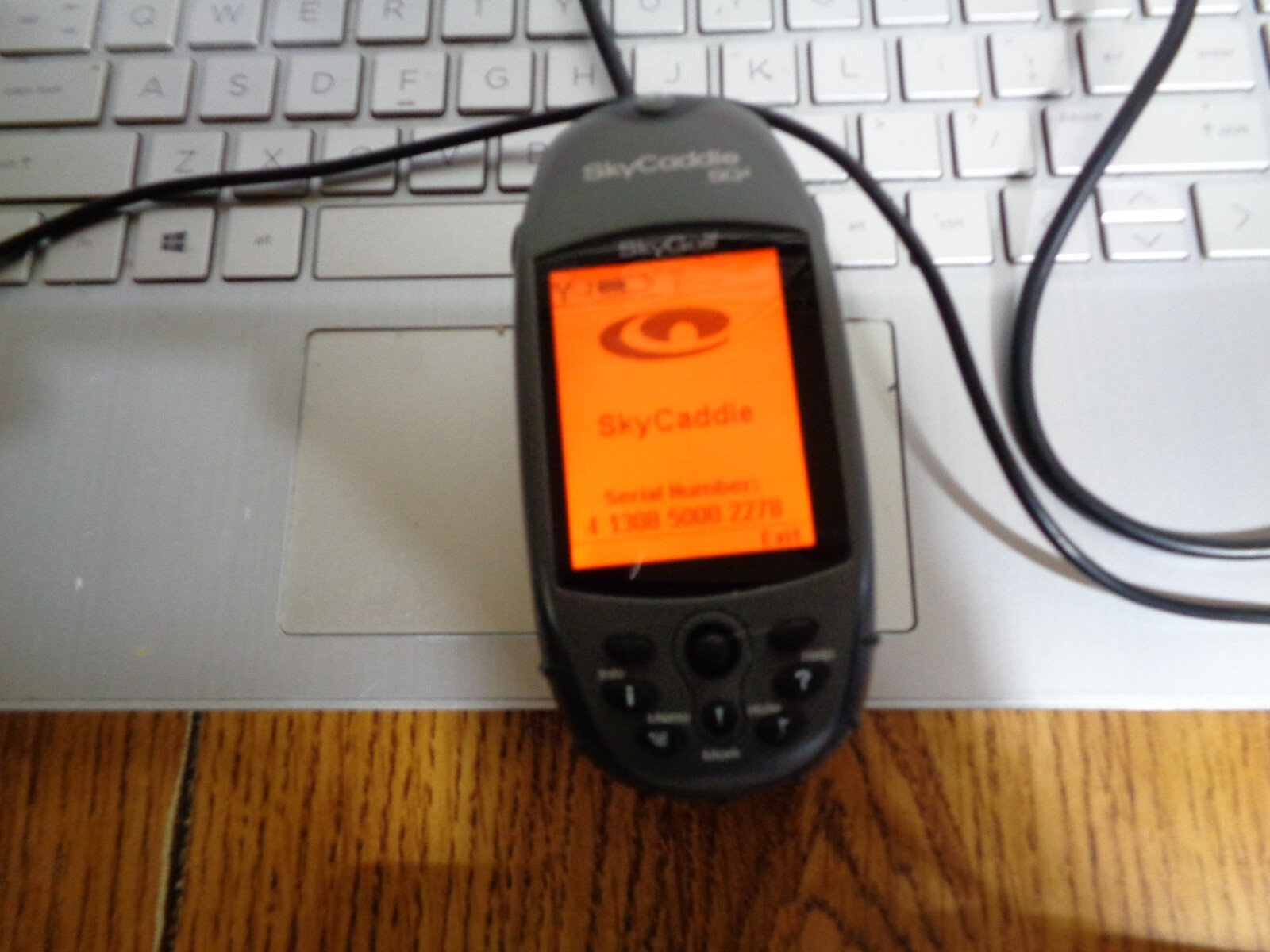SkyGolf SG4 SkyCaddie Gray Handheld Large LCD Screen Golf GPS Range Finder WORKS