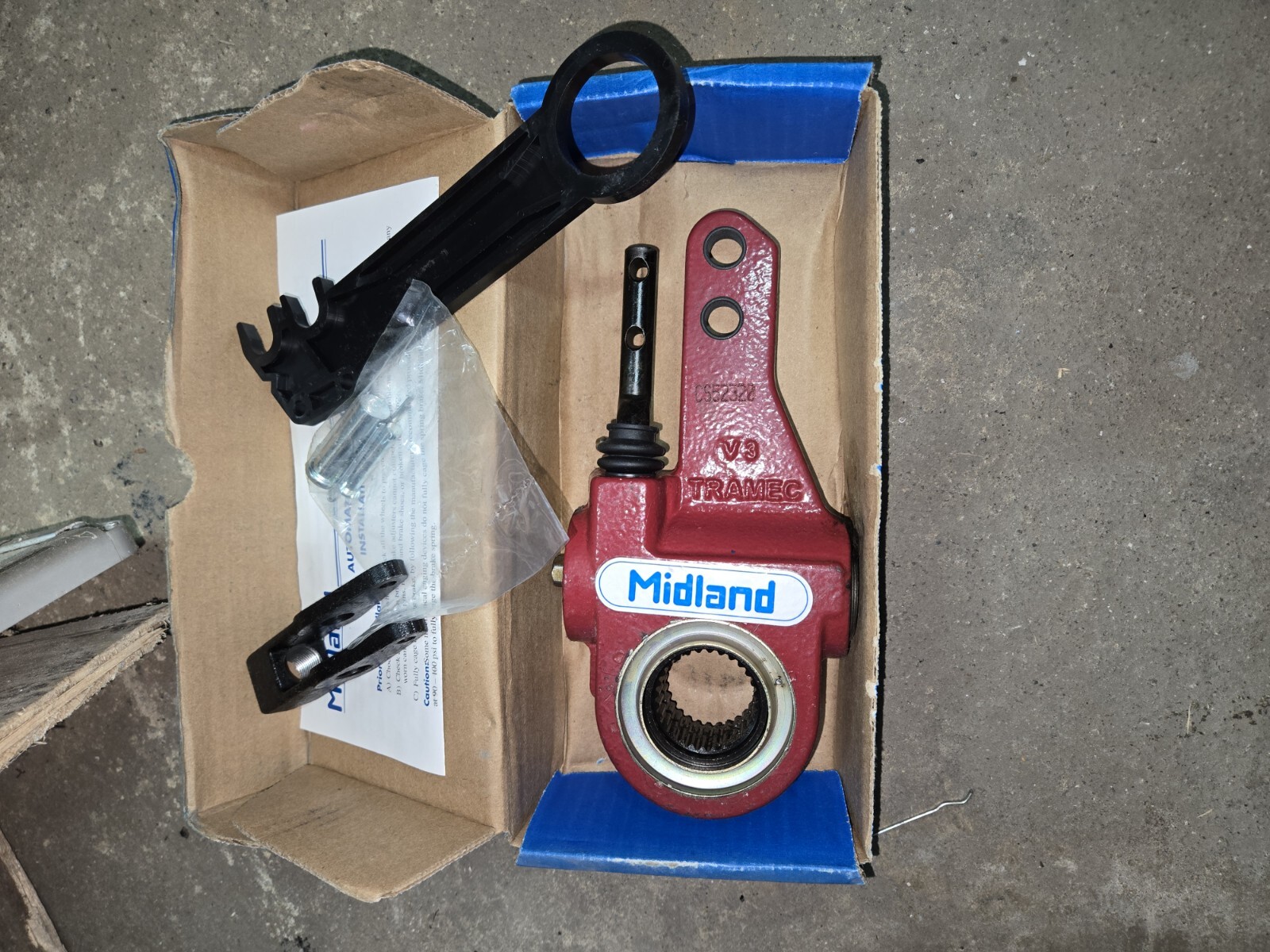 Haldex Midland CS52320 CSII Automatic Brake Adjuster 1.5 28 SPLINE 5.5-6.5 LONG