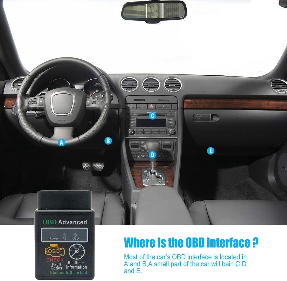 Bluetooth OBD2 Scanner HH OBD Advanced 327 V1.5 ELM