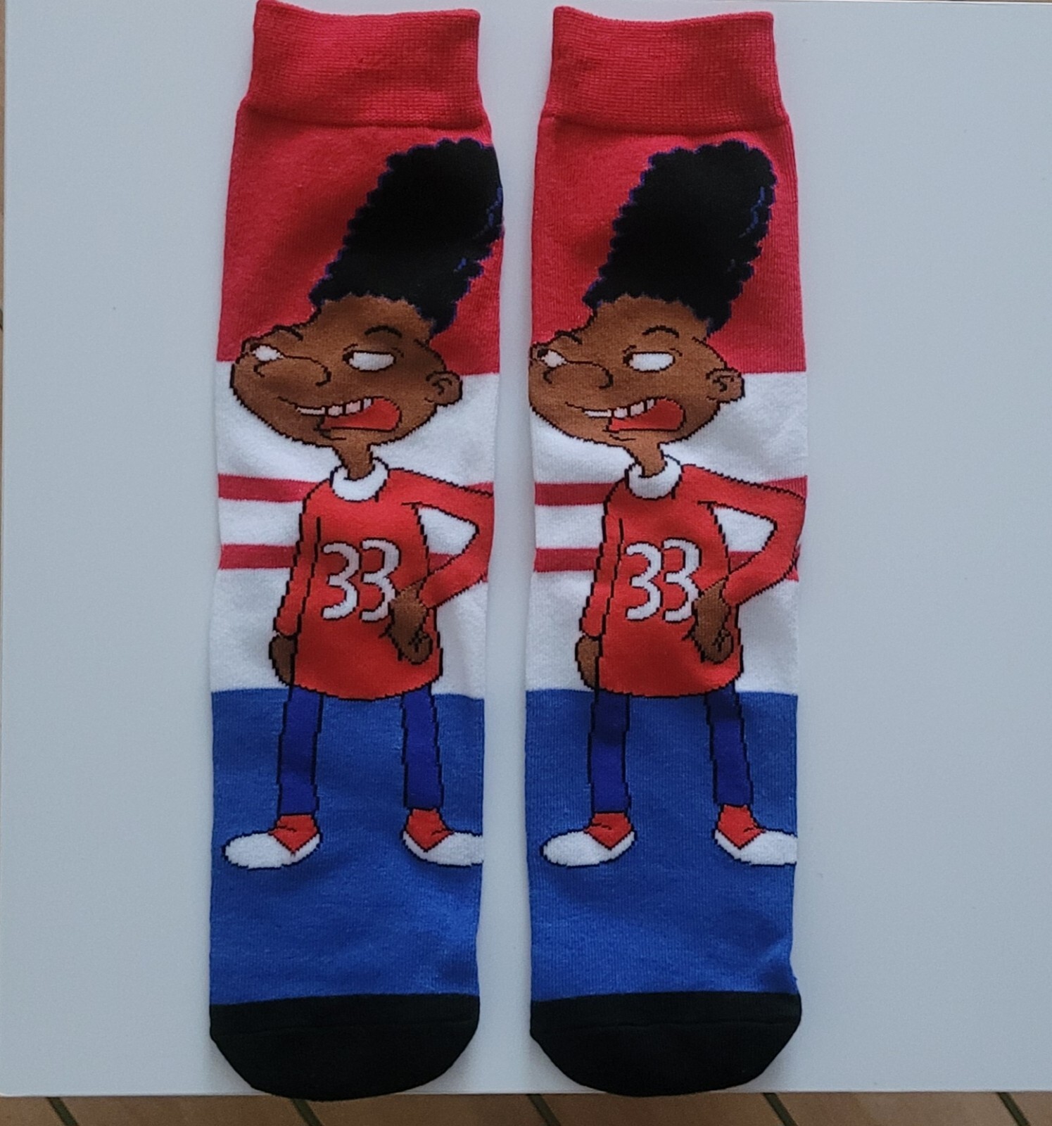 Hey Arnold novelty socks