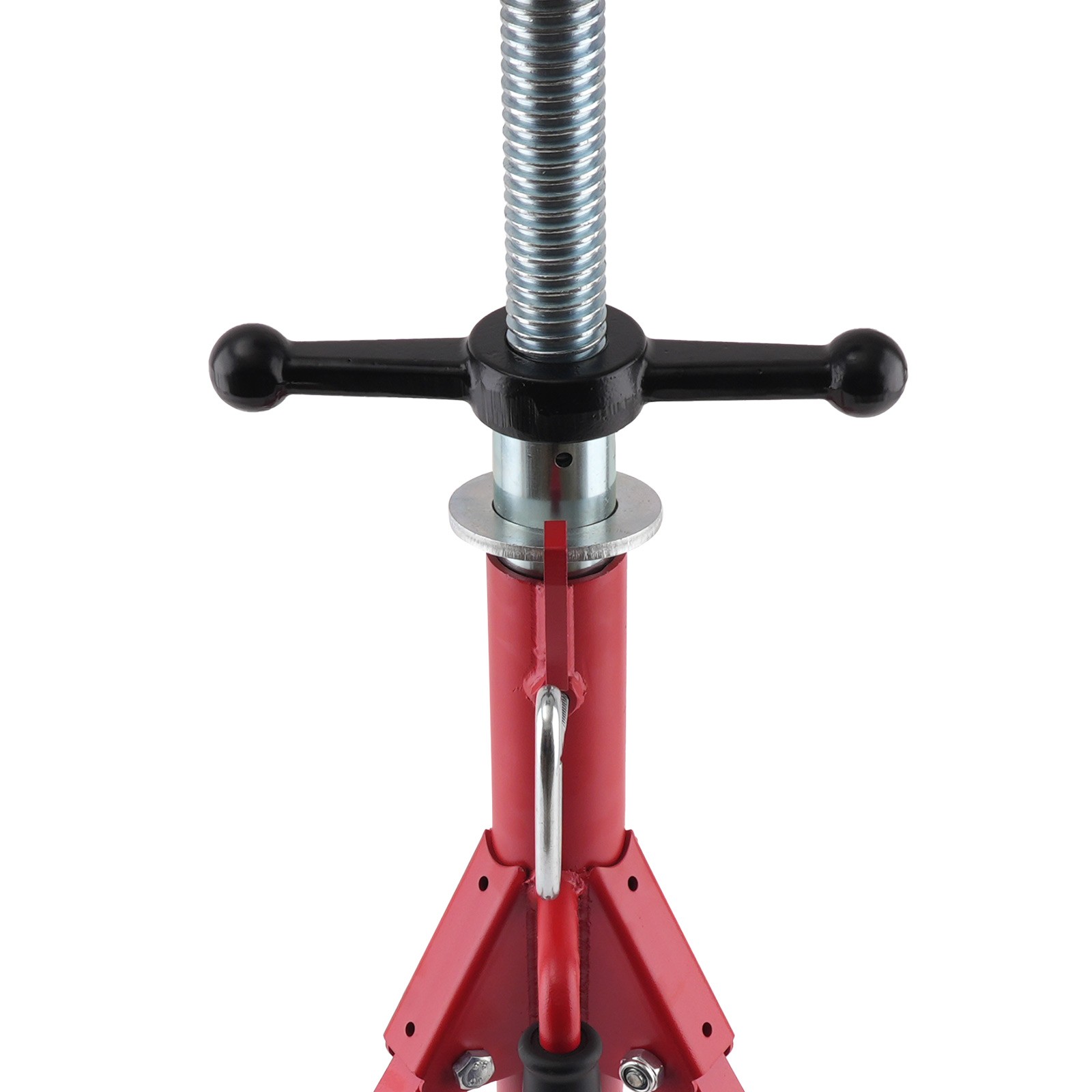 Pipe Jack Stand Steel V-Head Adjustable 28-52 Inch 2500lbs Tripod Support