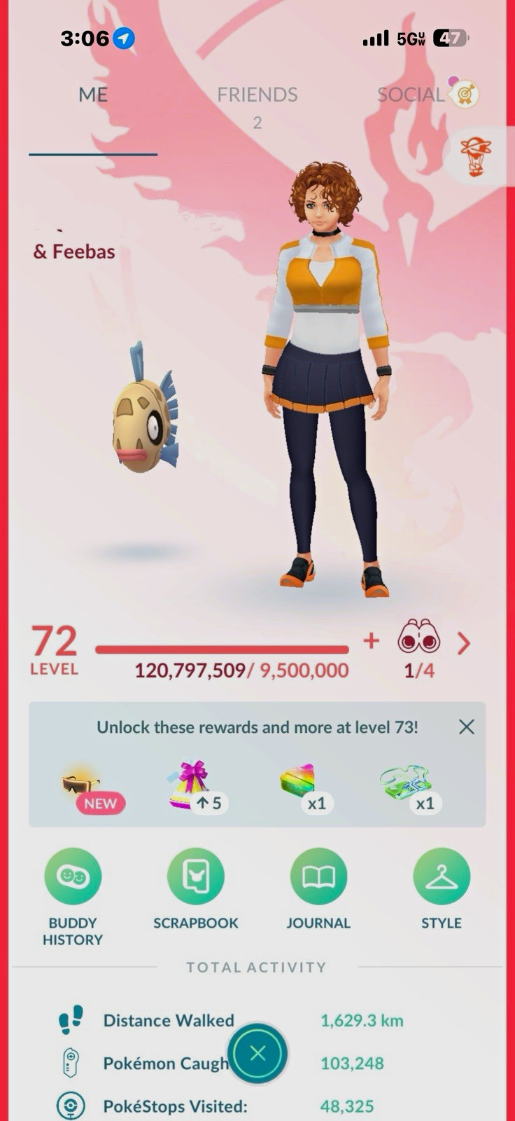 Pokémon GO Level 72