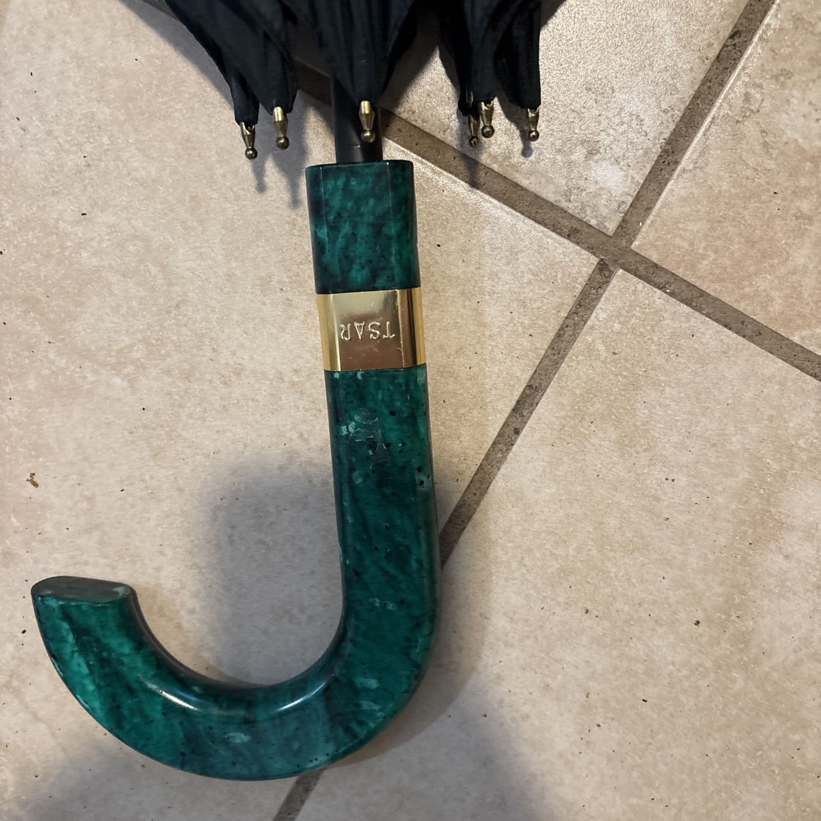 Tsar Umbrella Vintage Green Rare