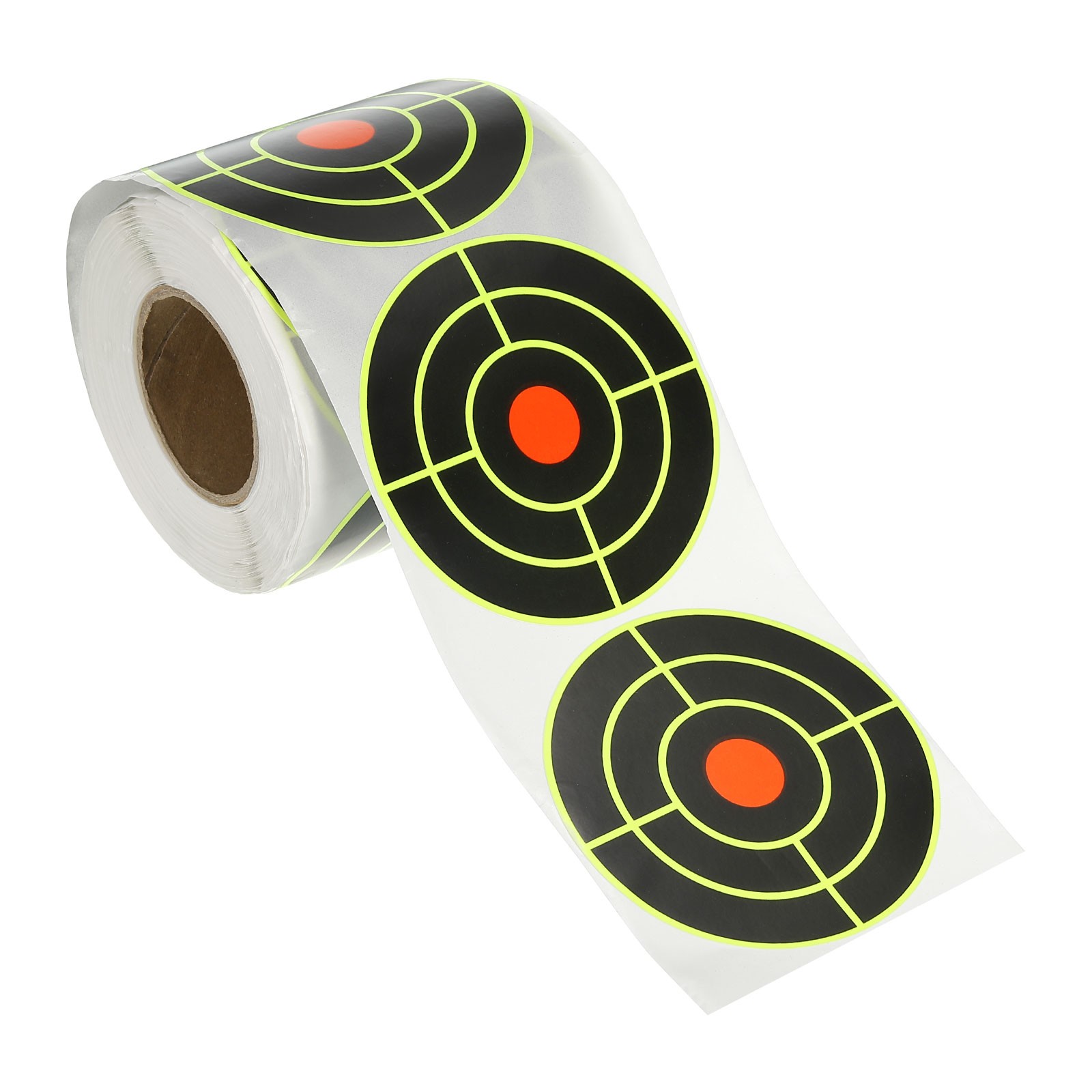 Shooting Target Stickers 3", 250 Pack Adhesive Splatter Targets, Green 3 Circles
