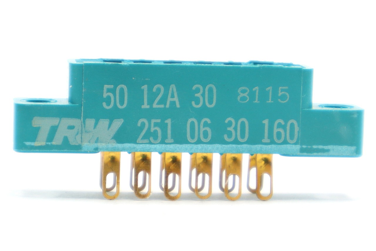 TRW 251-06-30-160 Standard Edge Connectors, 4pcs