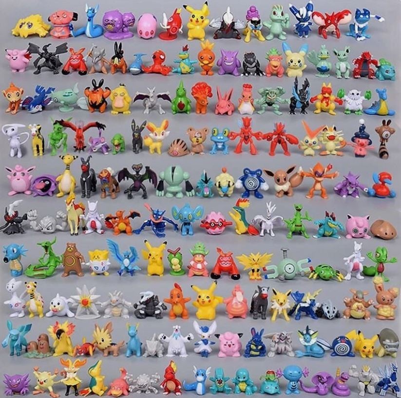 144 Pokemon Mini Figure Toys Pikachu Action Figures  | Kids Gift |Party Favors|