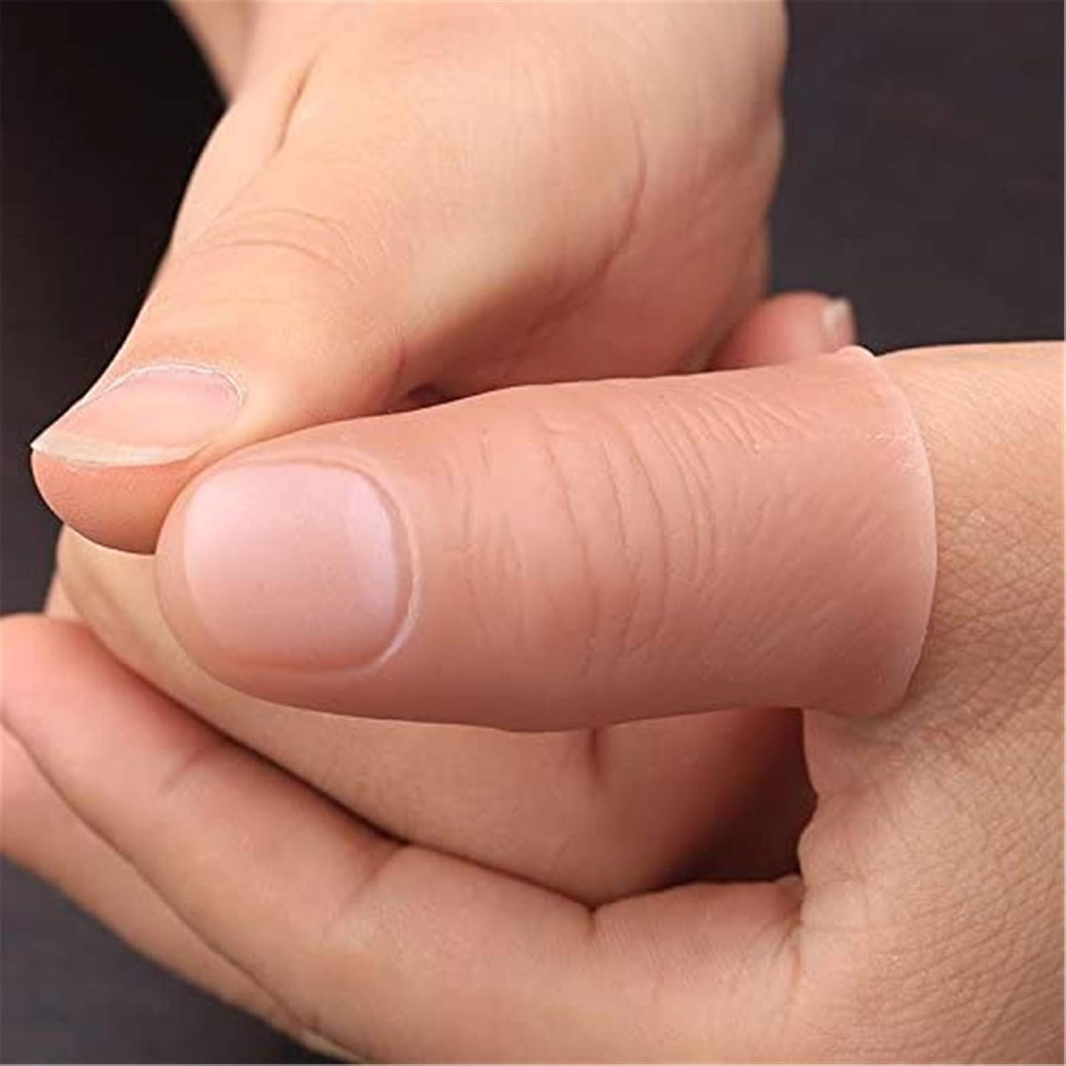 Fake Soft Thumb Tip Magic Trick Prop - 5 Pcs