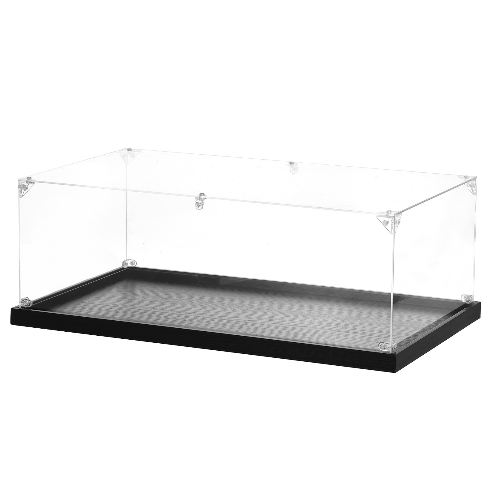 Acrylic Display Case, 9.8"x17.7"x6" Clear Display Box Assemble Dustproof