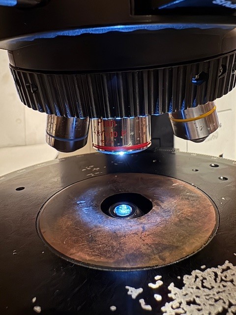 Olympus BX40 POL Polarizing Trinocular Microscope Full Wave Plate